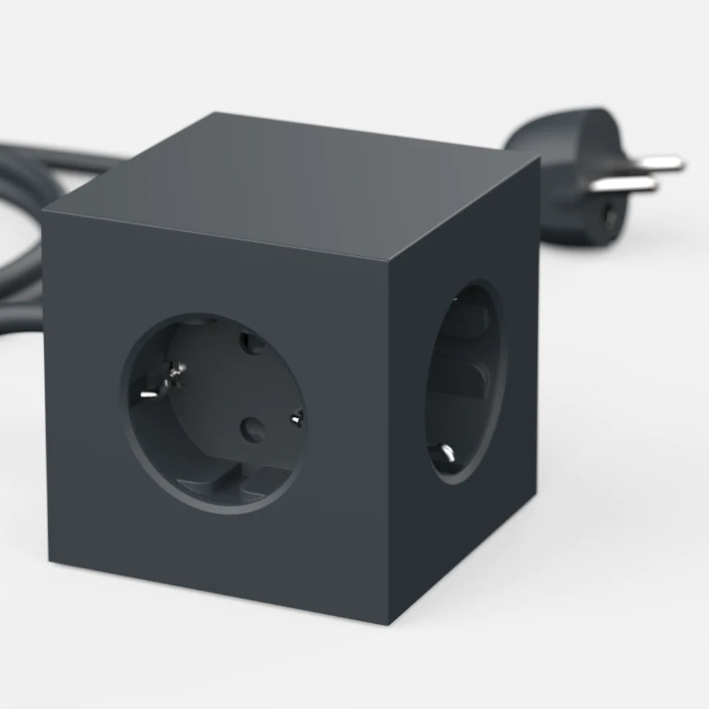 Square 1 USB Magnet Black
