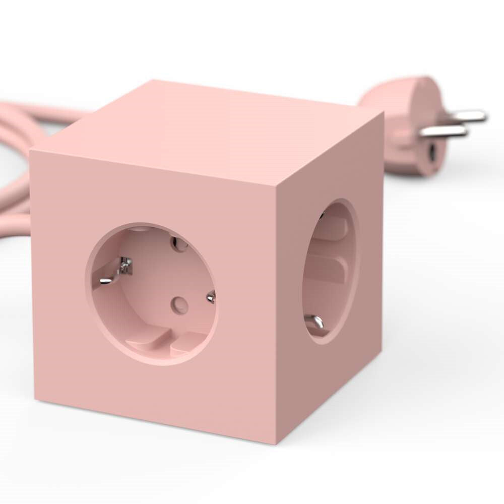Square 1 USB Magnet Old Pink