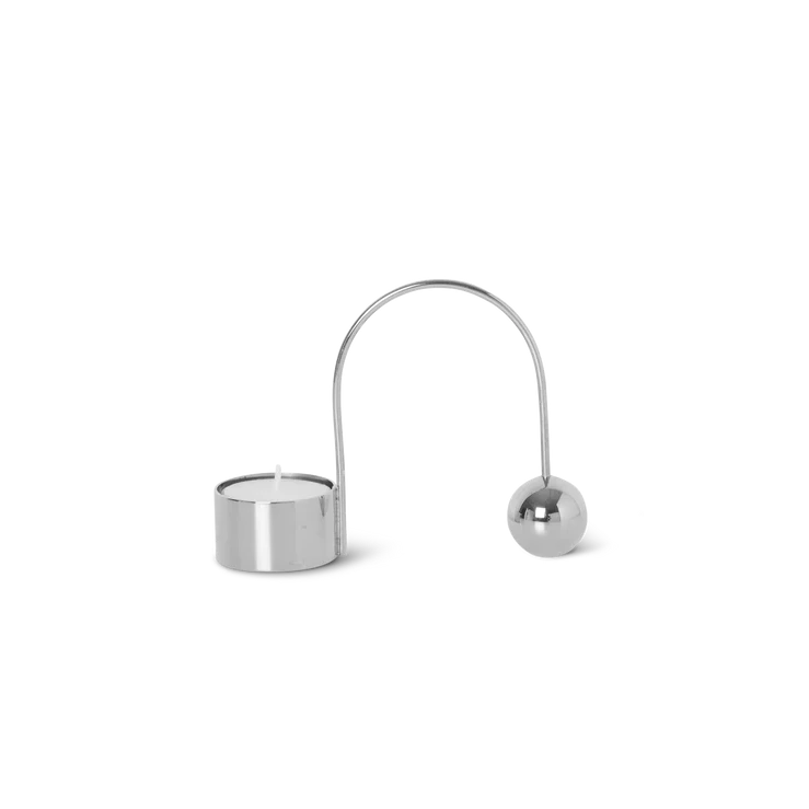 Balance Tealight Holder Chrome