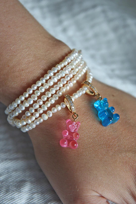 Nostalgia Bear w/Pave Connector – Bubblegum