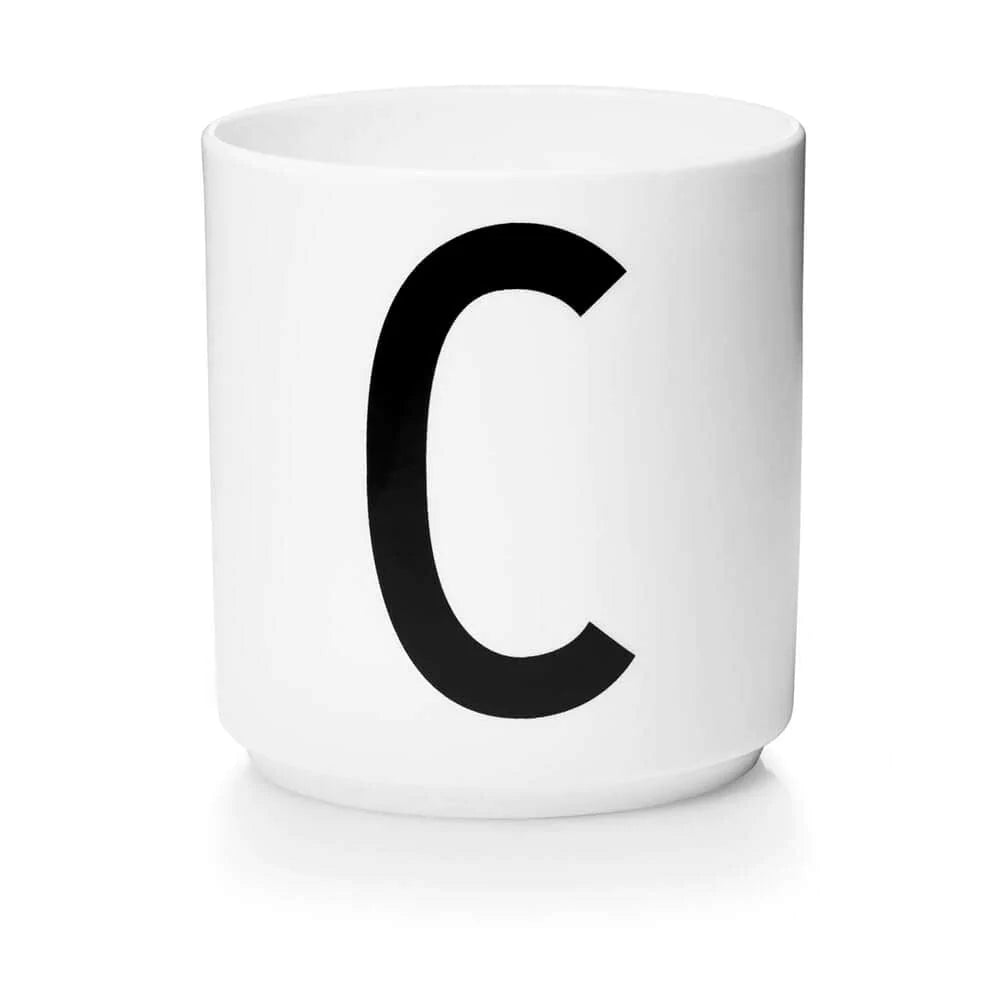 Porcelain Cup White (A-Z) C