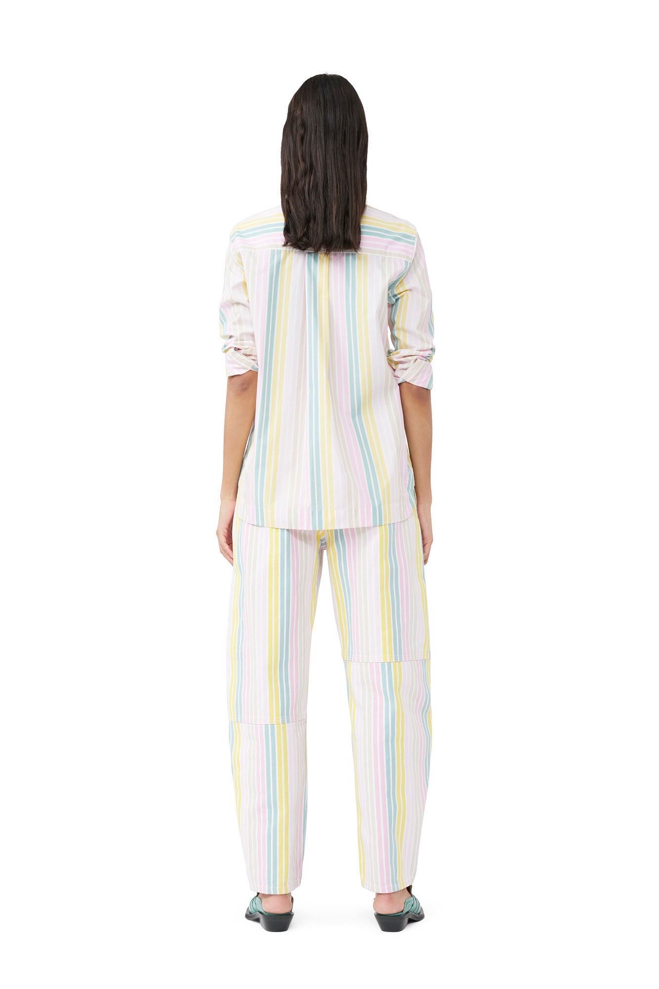Stripe Cotton Shirt Multicolour