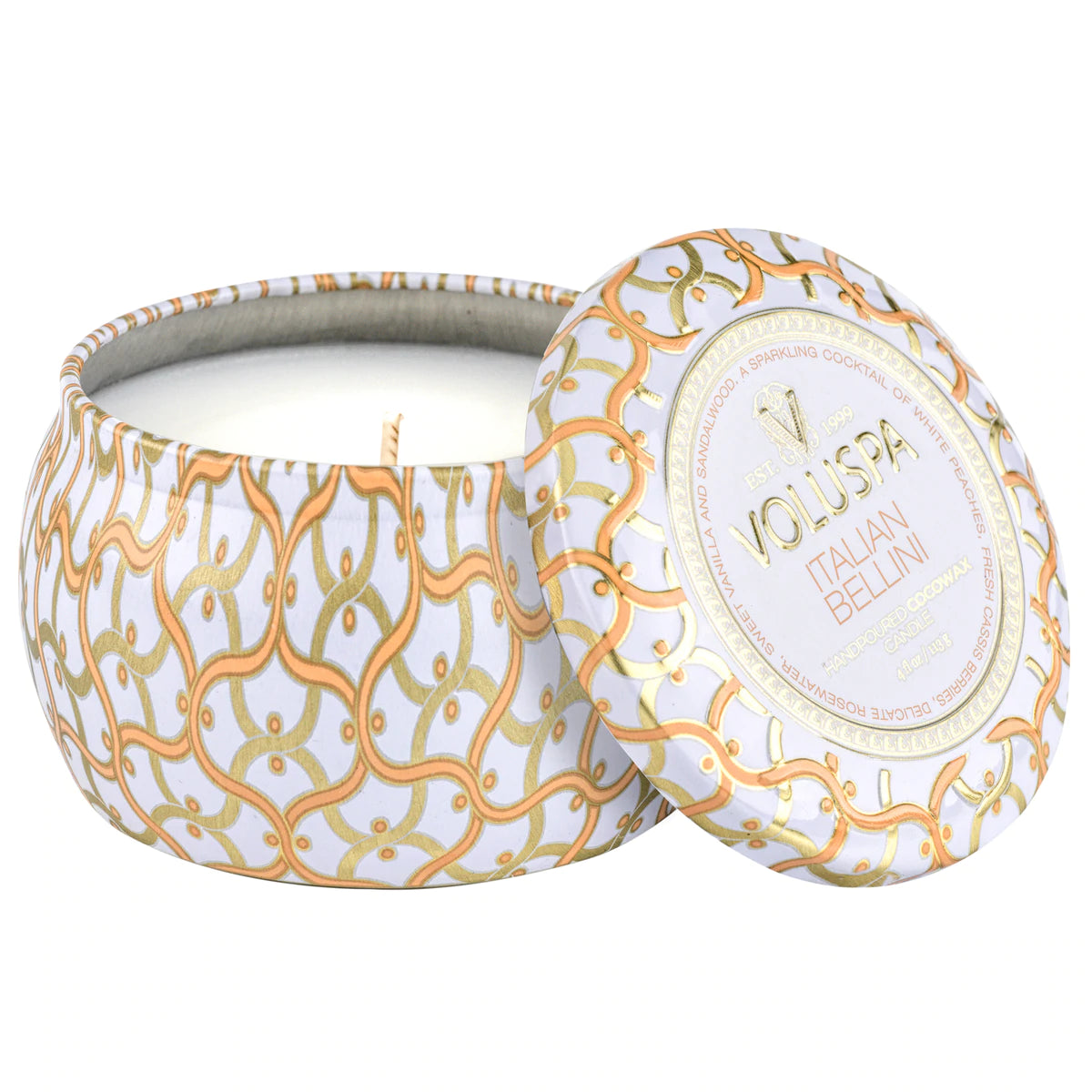 Mini Tin Candle – Italian Bellini 113g