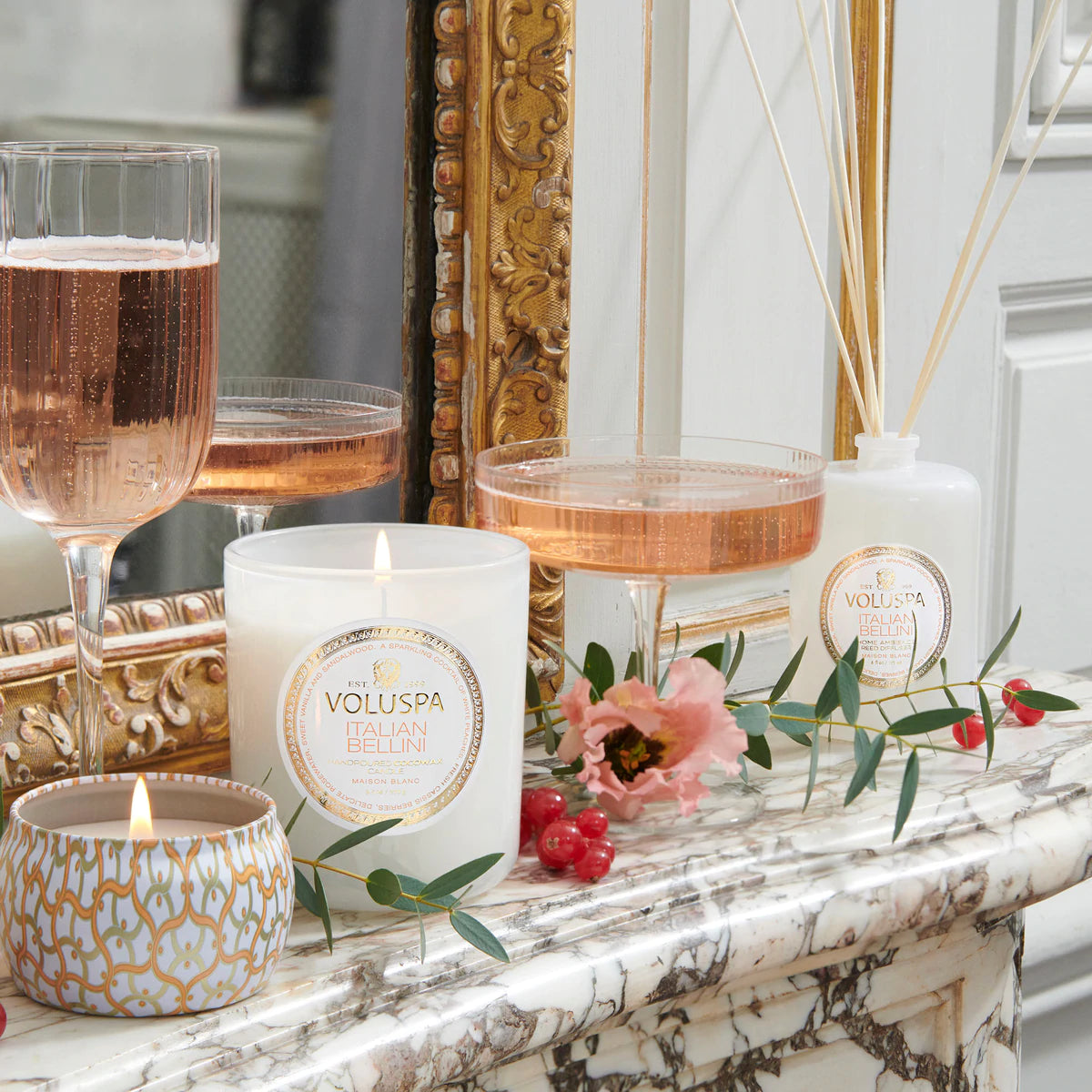 Mini Tin Candle – Italian Bellini 113g