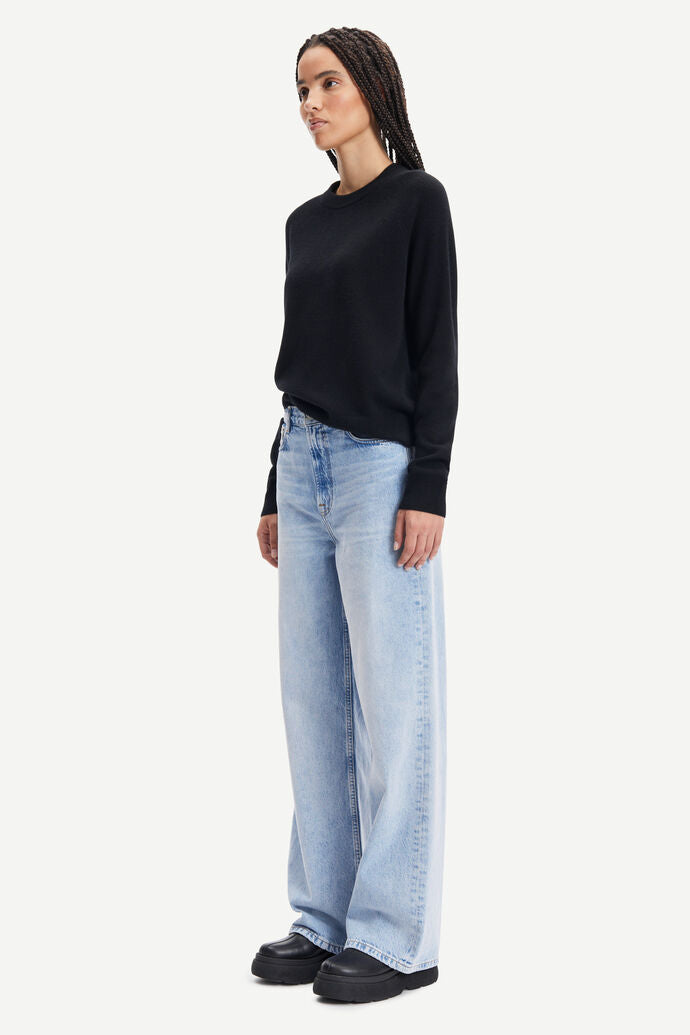 Boston O-Neck Sweater 6304 Black