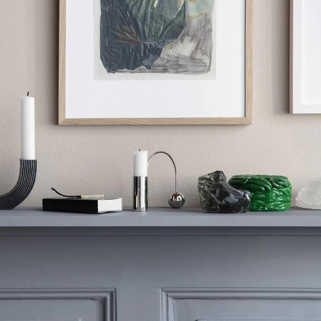 Balance Candle Holder Chrome