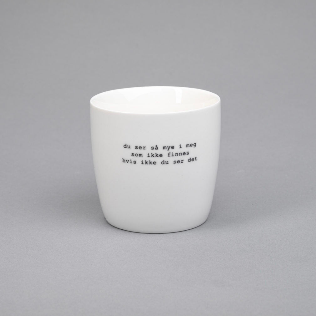 Krus "du ser" 300ml