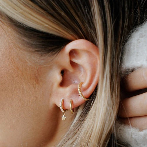 Orelia Pave Cuff Gold