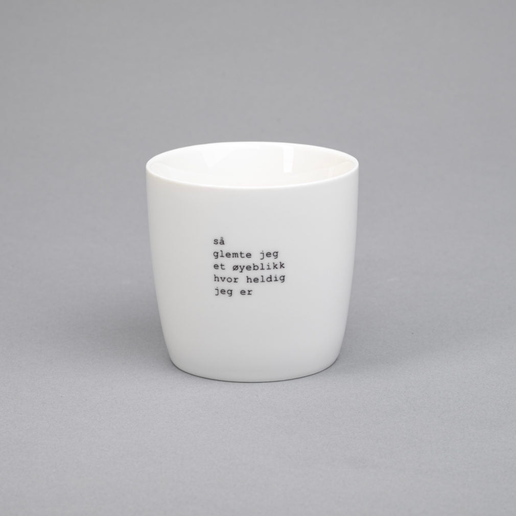 Krus "heldig" by Trygve Skaug 300ml
