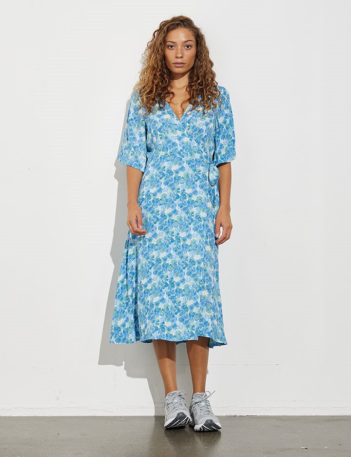 Ladonna-M Dress Palina Print Blue
