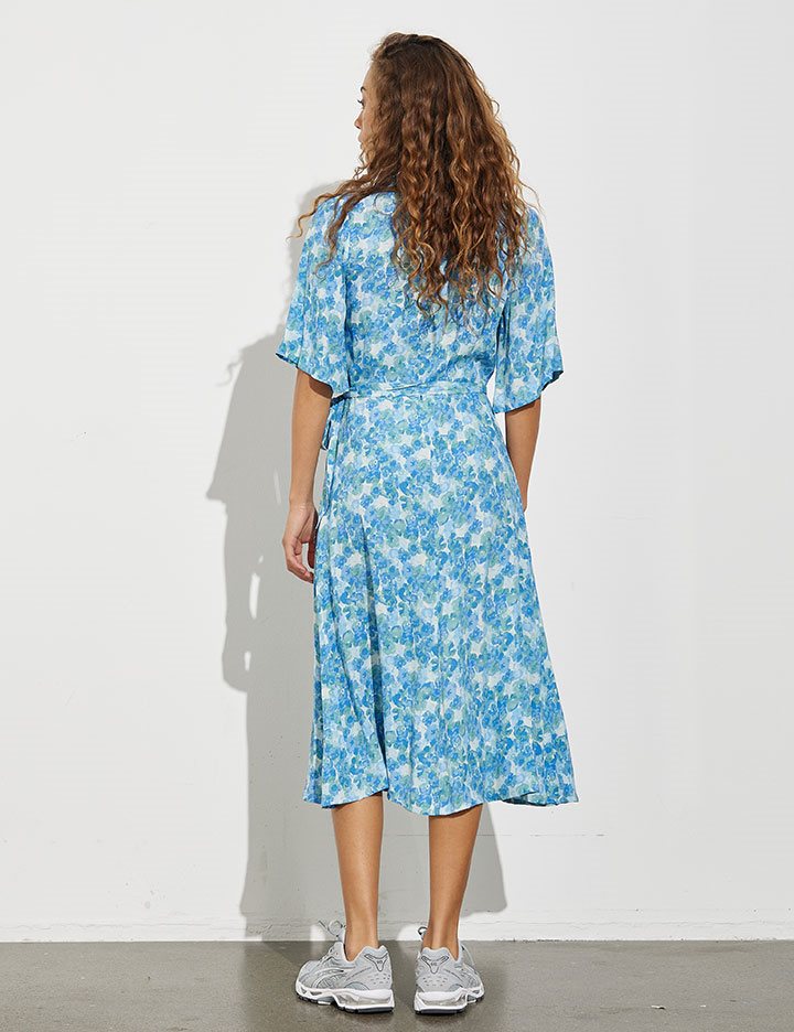 Ladonna-M Dress Palina Print Blue