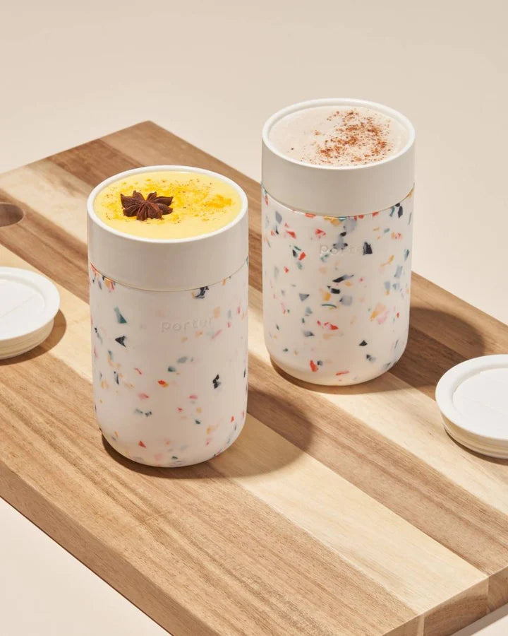 Porter Mug Cream Terrazzo 16oz
