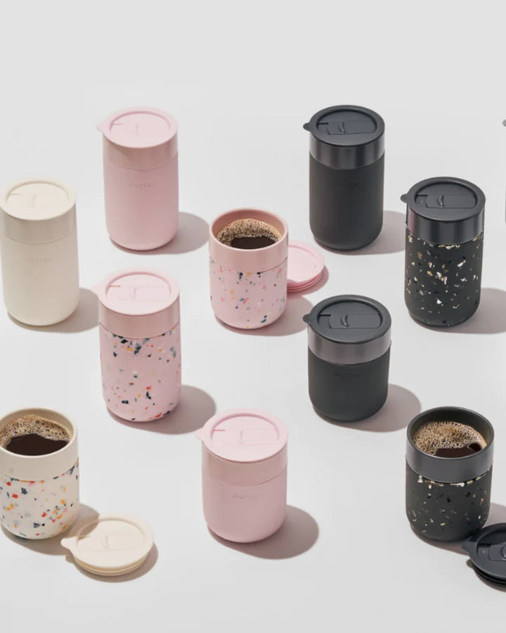 Porter Mug Cream Terrazzo 16oz