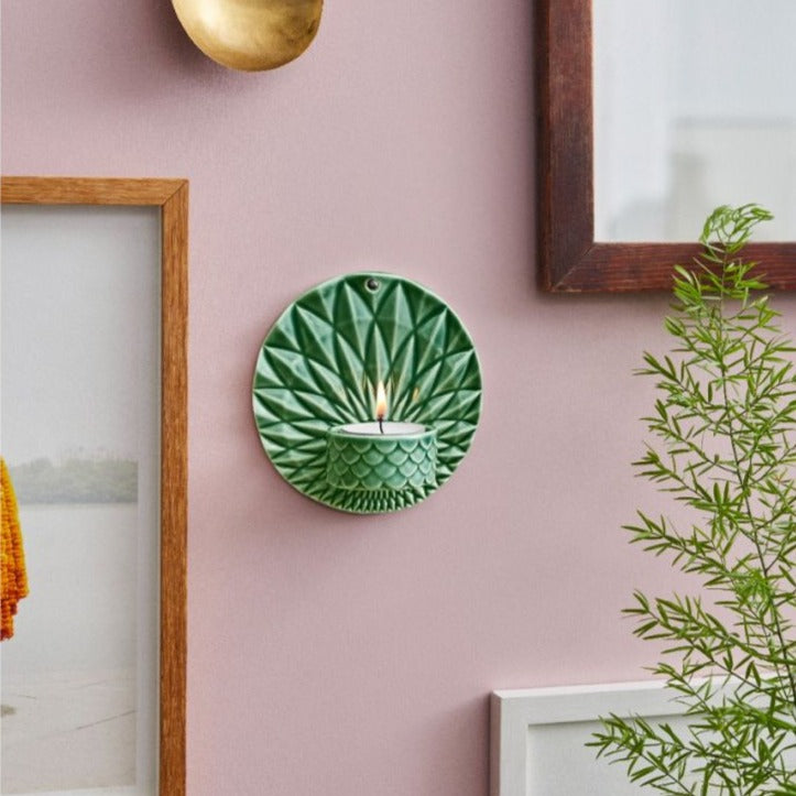 Pipanella Wall Votive Scales Green