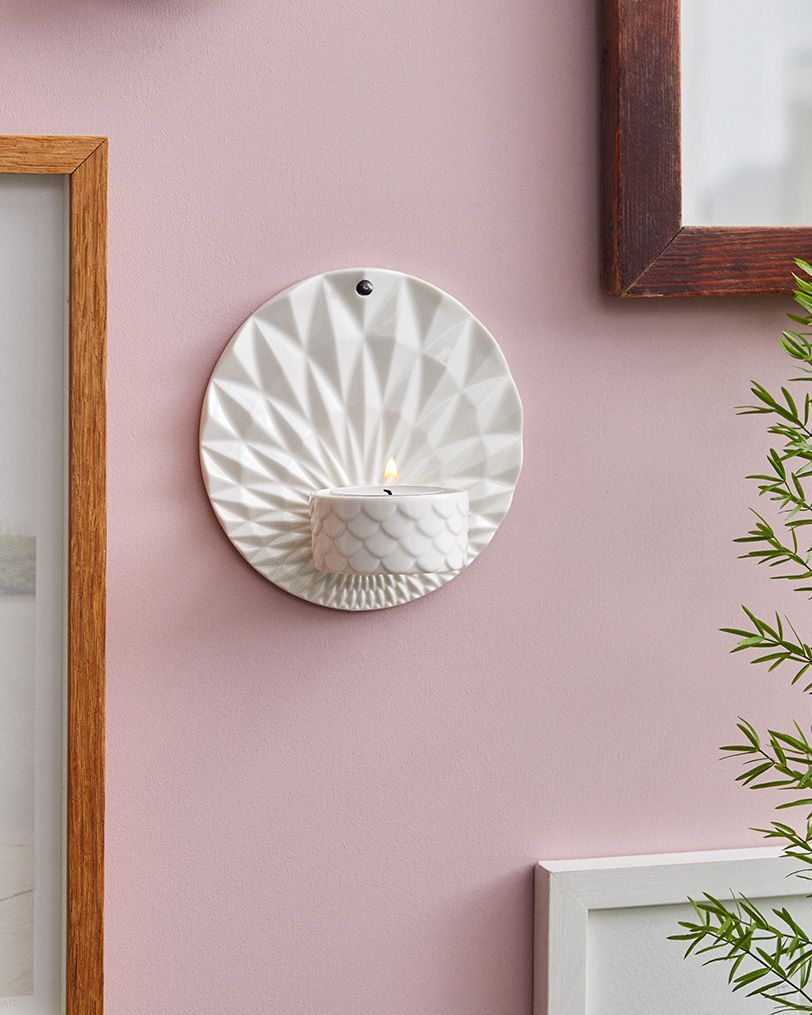 Pipanella Wall Votive Scales White