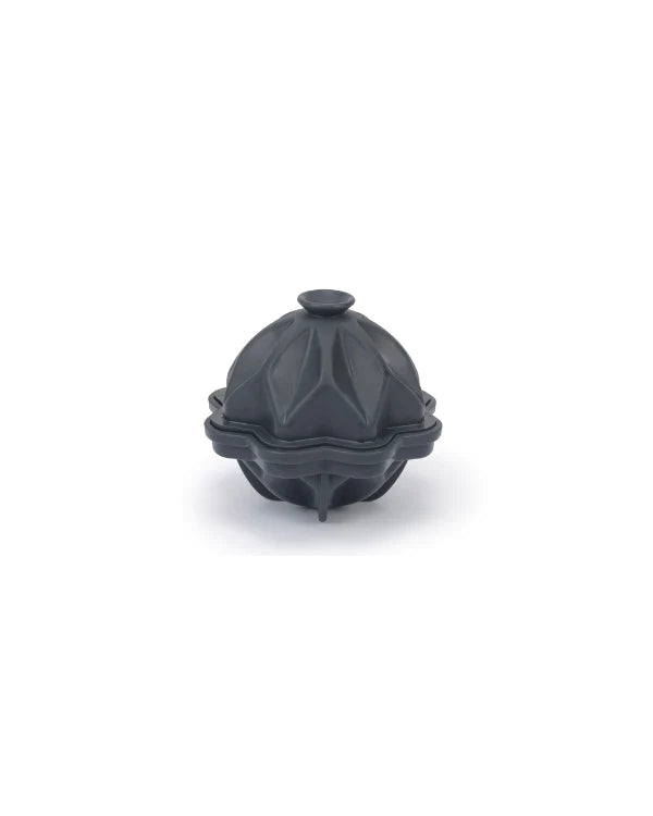 Ripple Coctail Ice Mold Charcoal