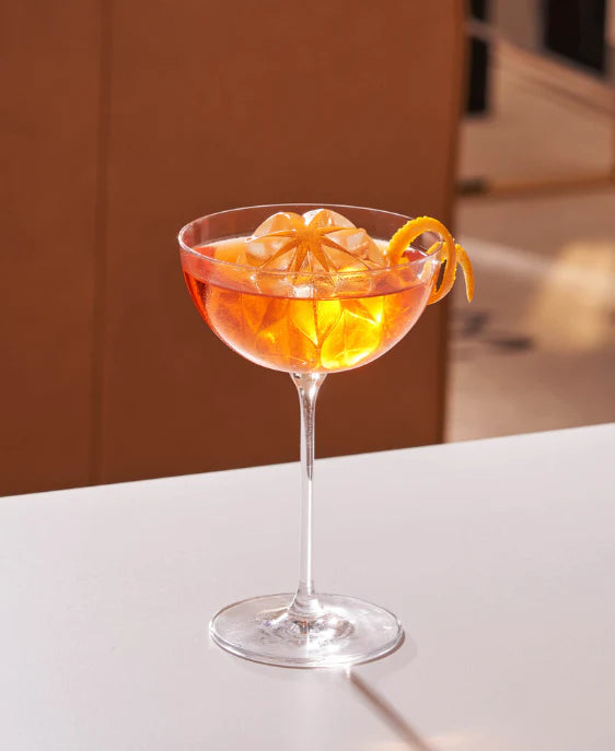 Ripple Coctail Ice Mold Charcoal