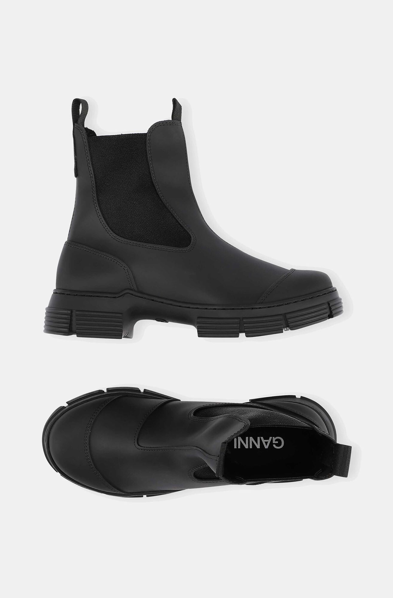 Recycled Rubber City Boot Black