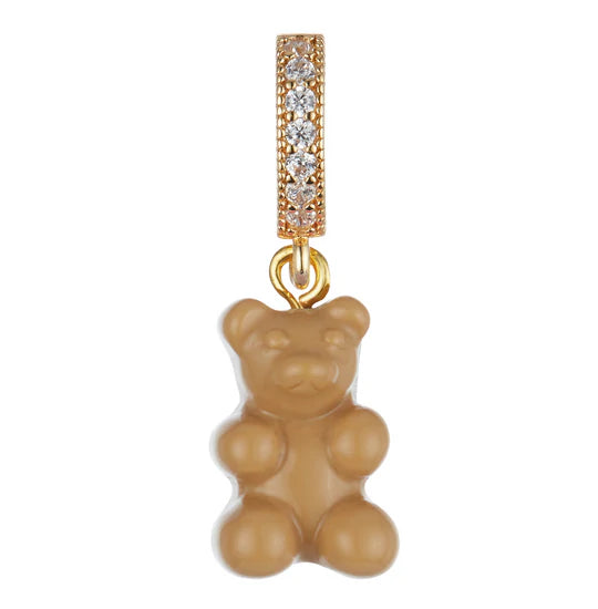 Nostalgia Bear w/Pave Connector – Salt Caramel