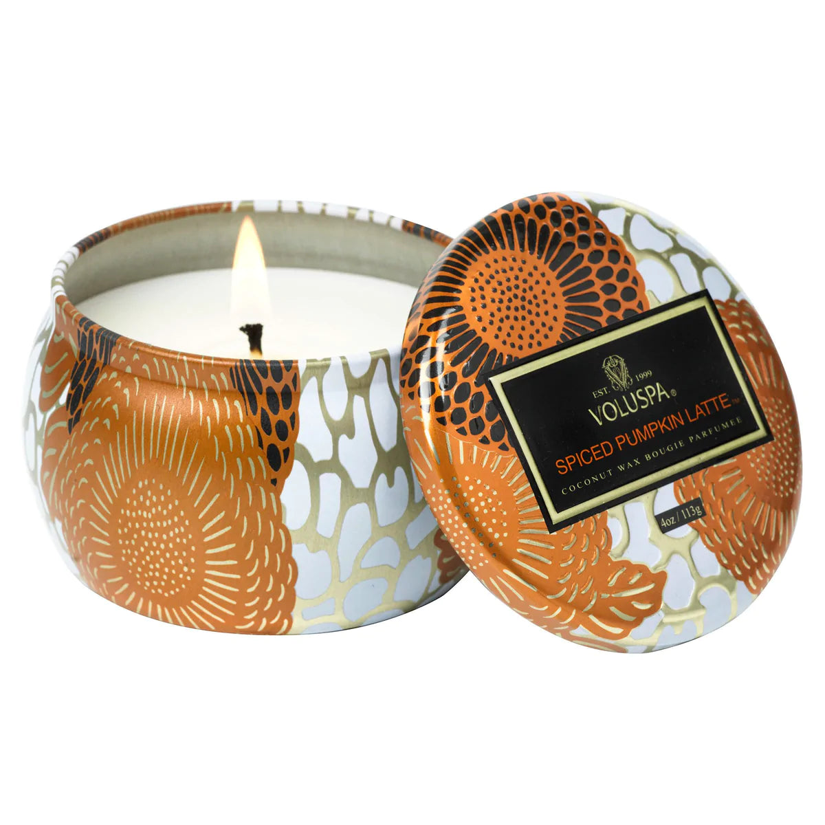 Mini Tin Candle – Spiced Pumpkin Latte 113g