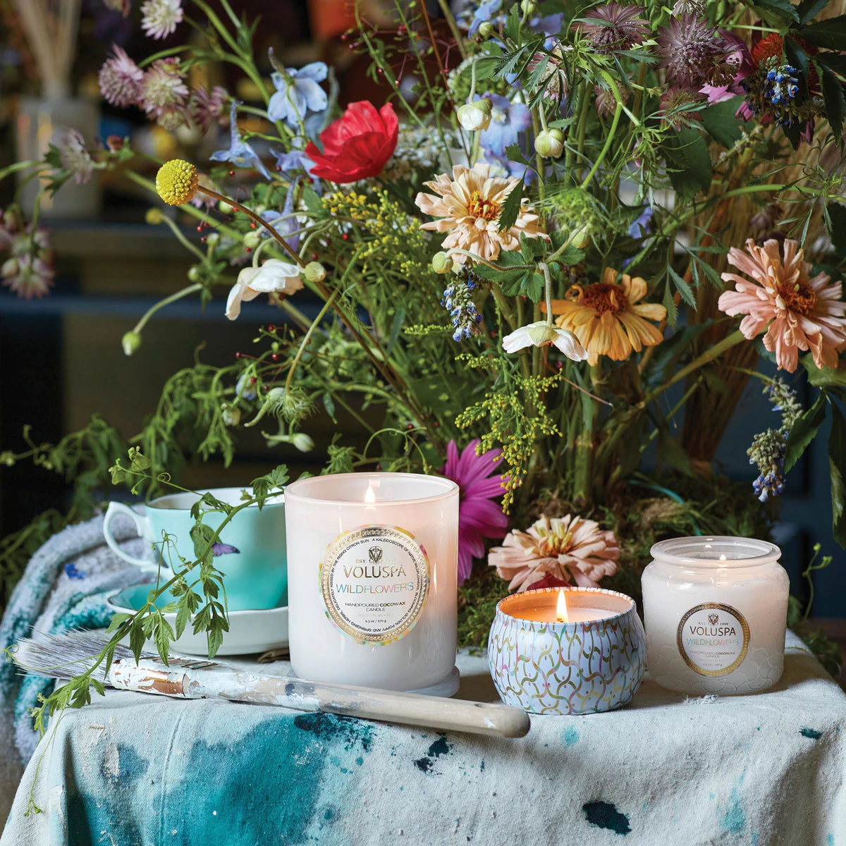 Mini Tin Candle – Wildflowers 113g