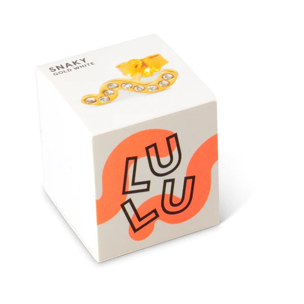 Snaky 1 Pcs Gold Plated White