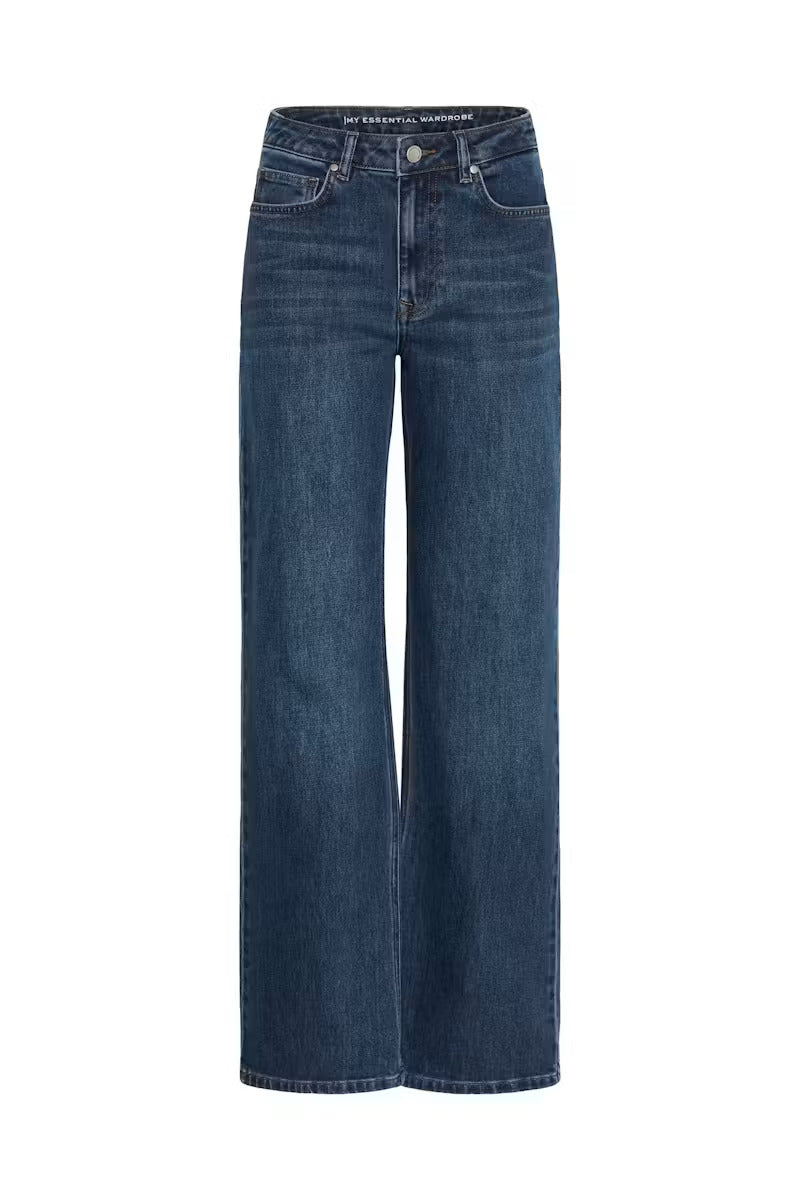 35 The Louis 139 High Wide Dark Blue Retro Wash