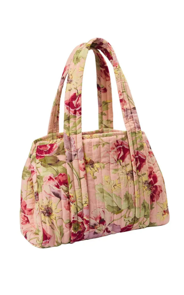 Tote Bag Linen Poppy Field