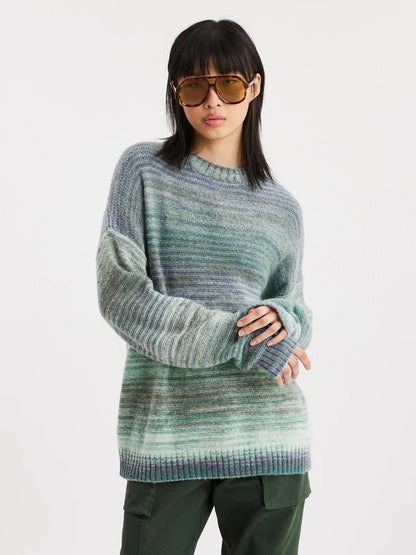 Sandaker Knit Sweater Blue Mix