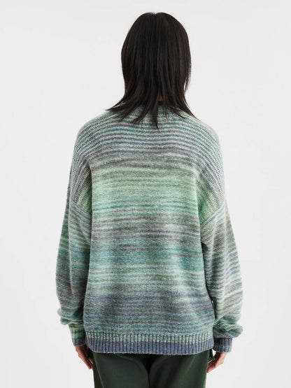 Sandaker Knit Sweater Blue Mix