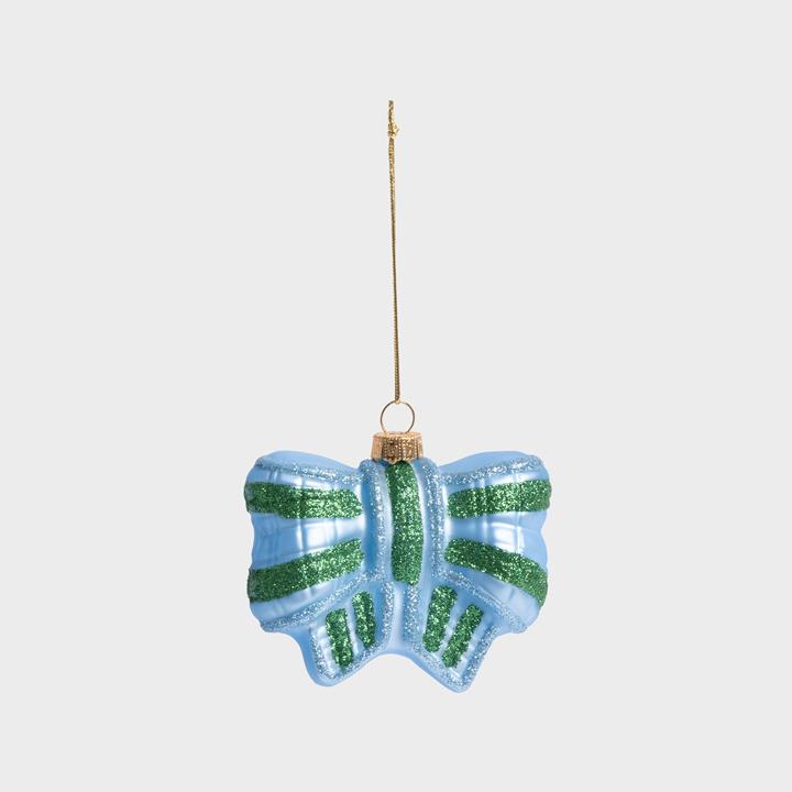 Ribbon Ornament Blue