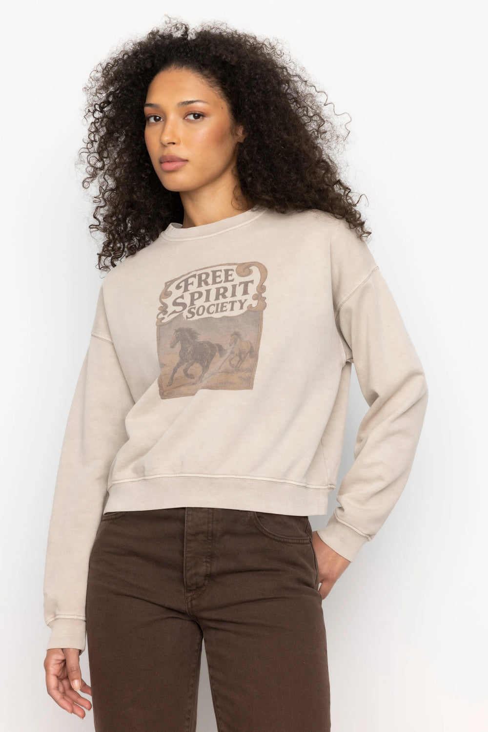 Moira Sweatshirt Greige