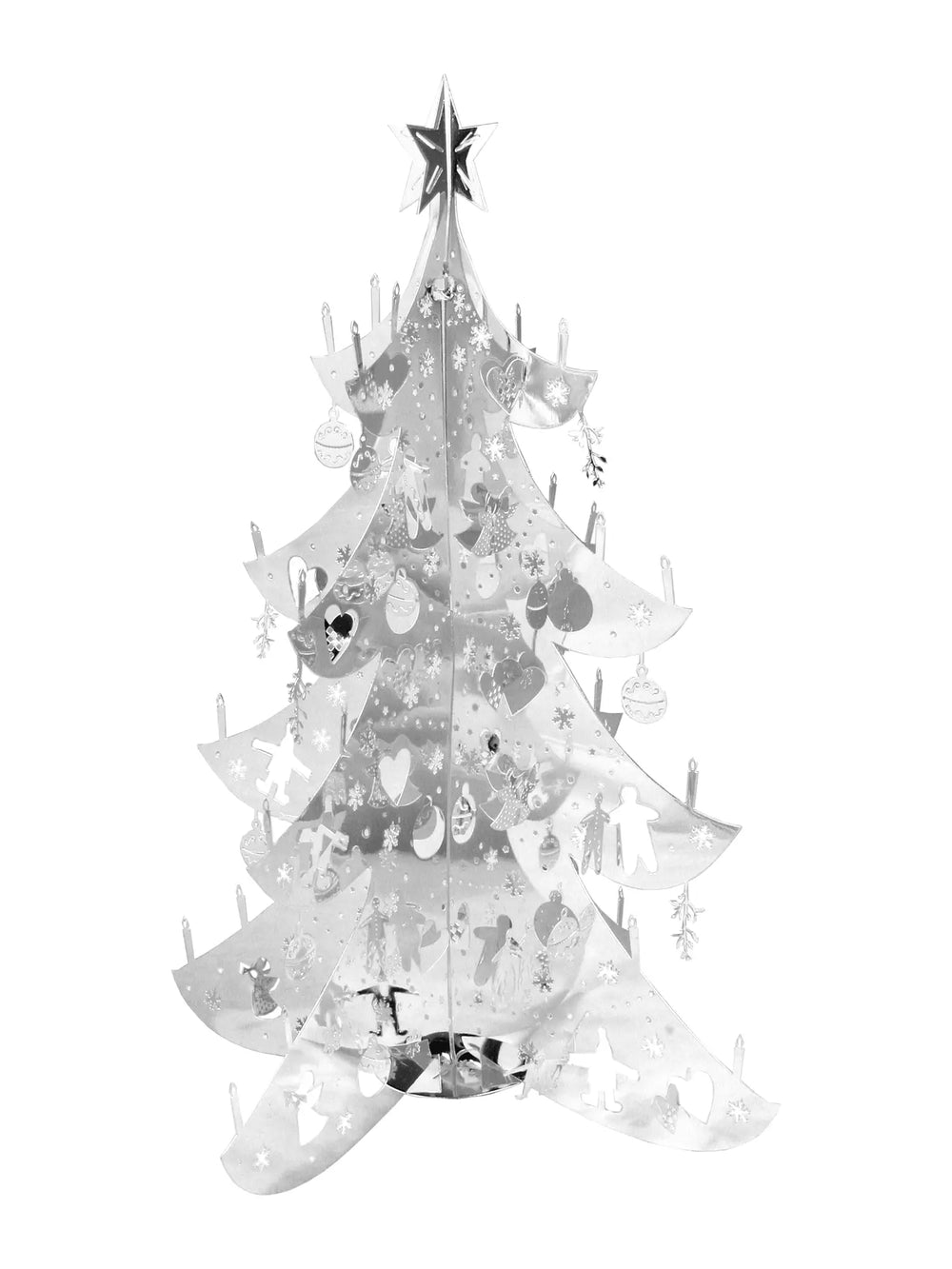 Deco Christmas Tree Silver