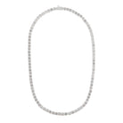 Orelia Tennis Necklace Silver - hvittrad.no