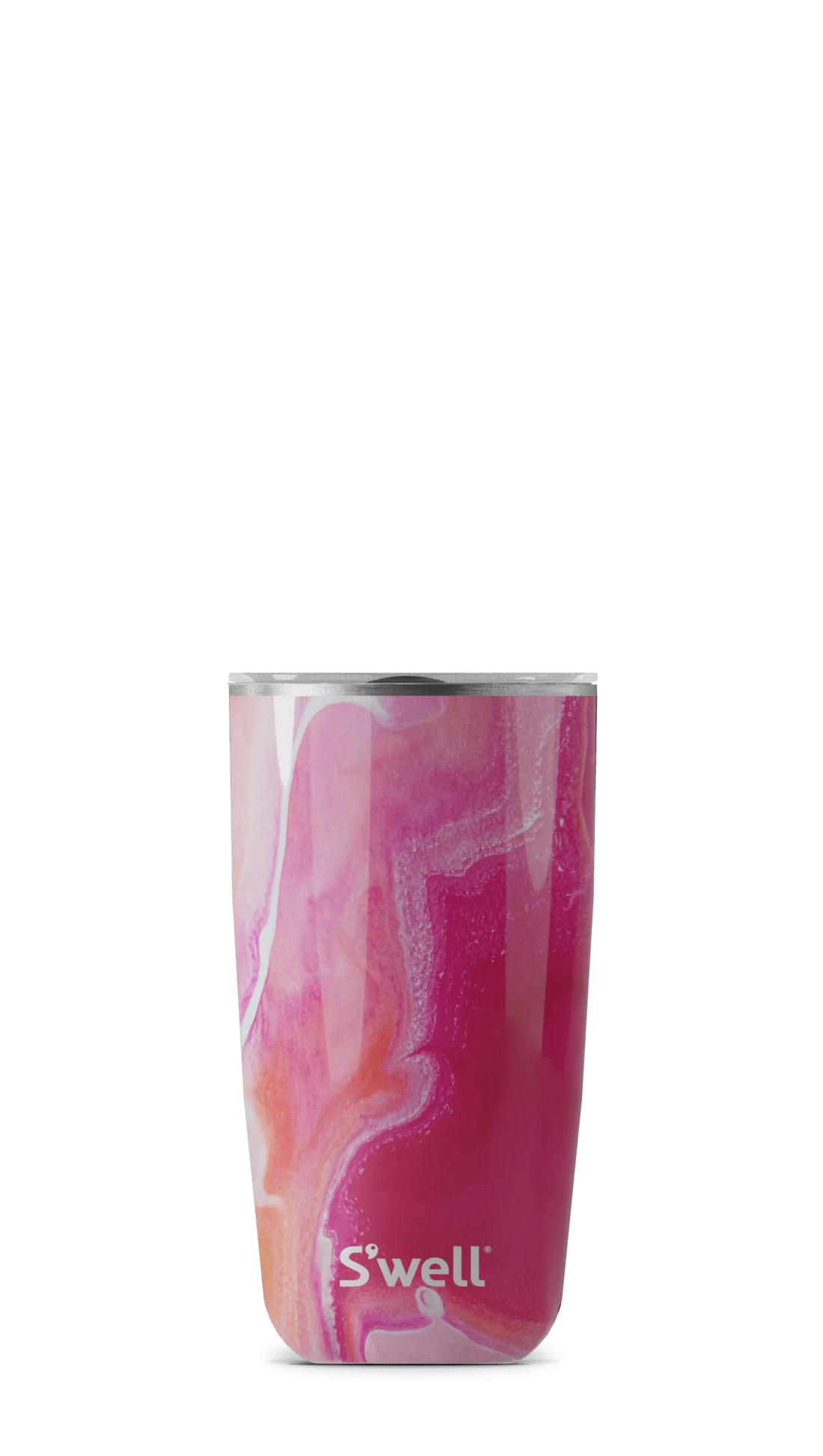 Rose Agate Tumbler With Lid 18oz/530ml