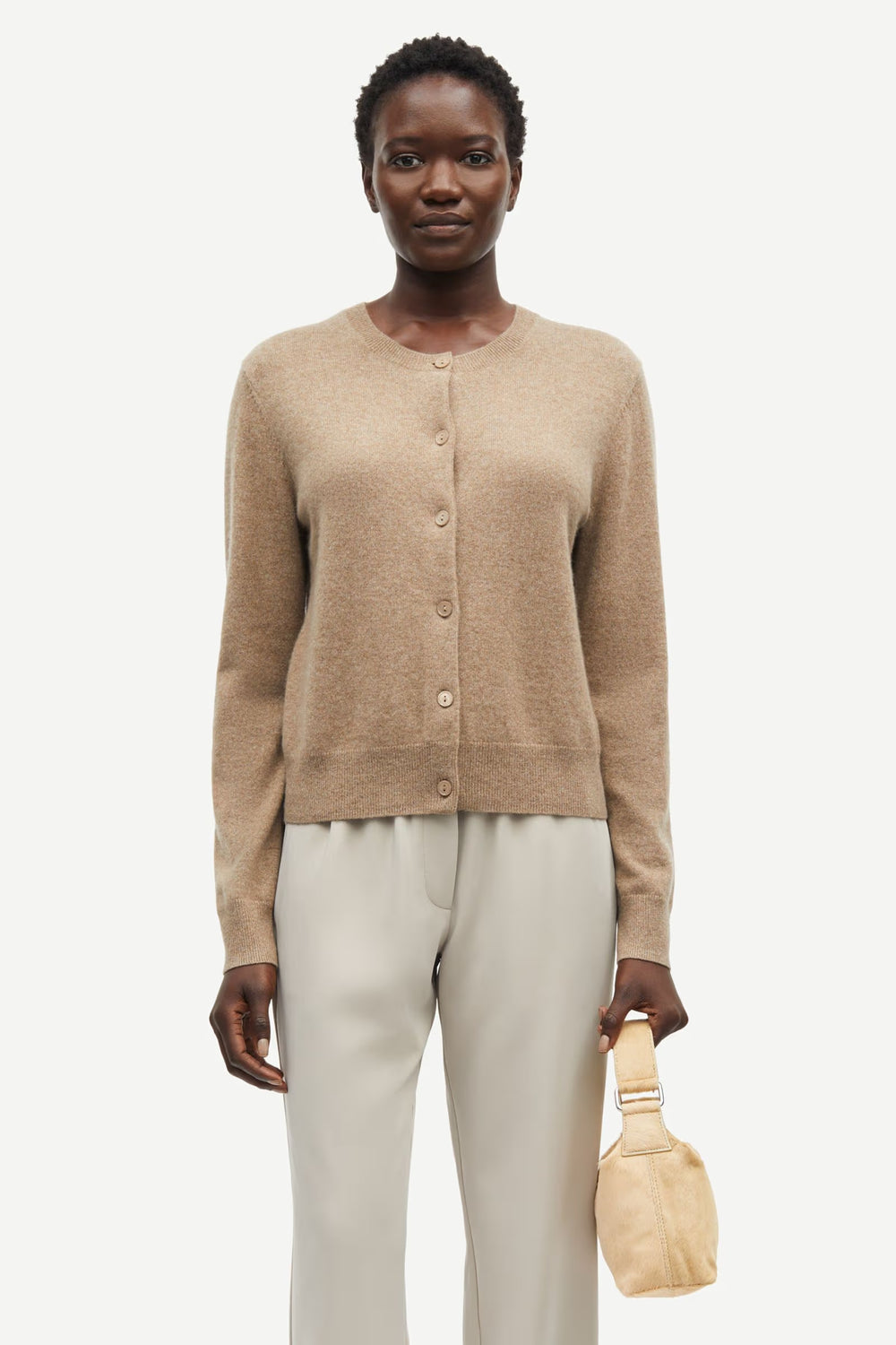 Saboston Cardigan 6304 Greige Melange