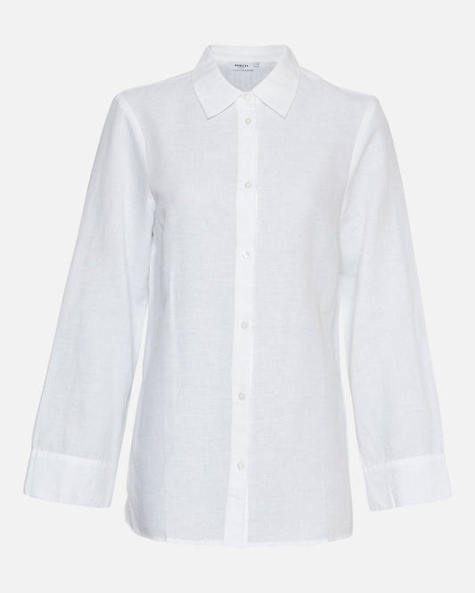 MSCH Copenhagen Mirilla Shirt Bright White - hvittrad.no