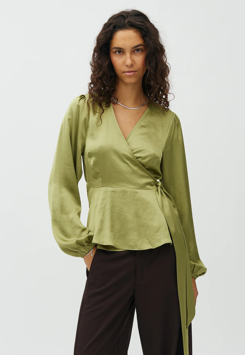 Bibbim-M, Quill, Blouse Sage