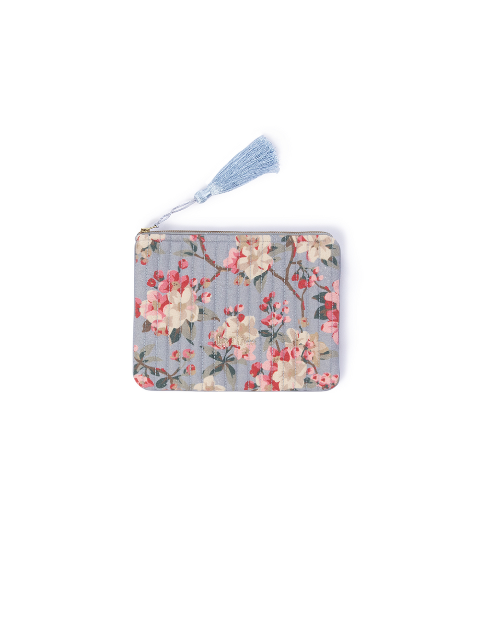 Zipper Pouch Cotton Autumn Flowers