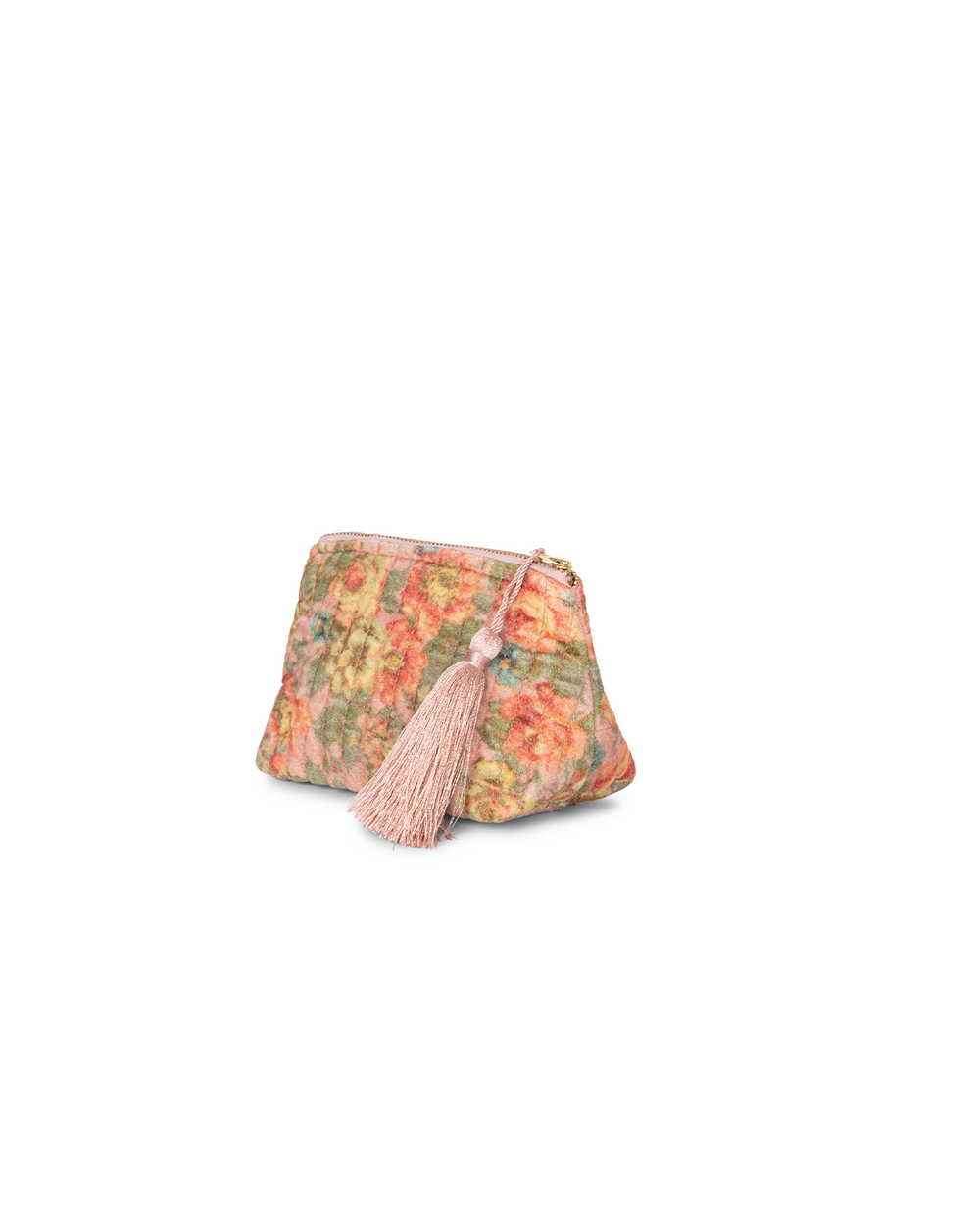 Makeup Bag Velvet Bright Garden