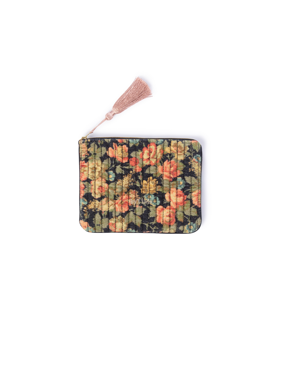 Zipper Pouch Velvet Night Garden
