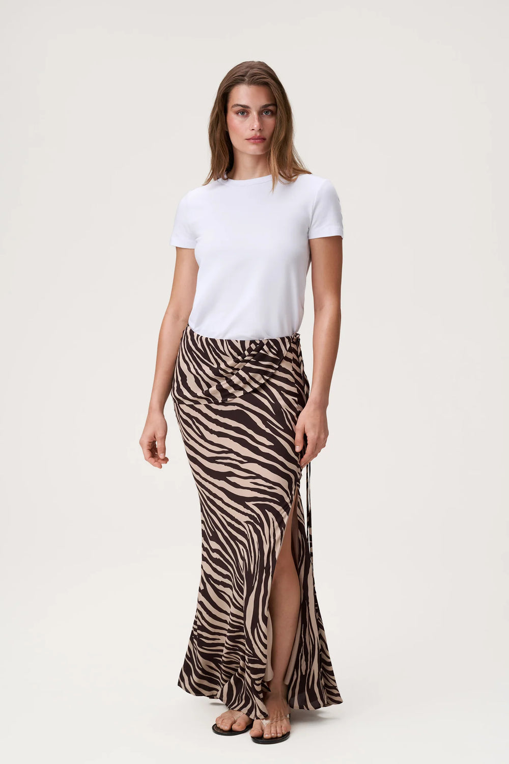 Elba Skirt Brown Zebra