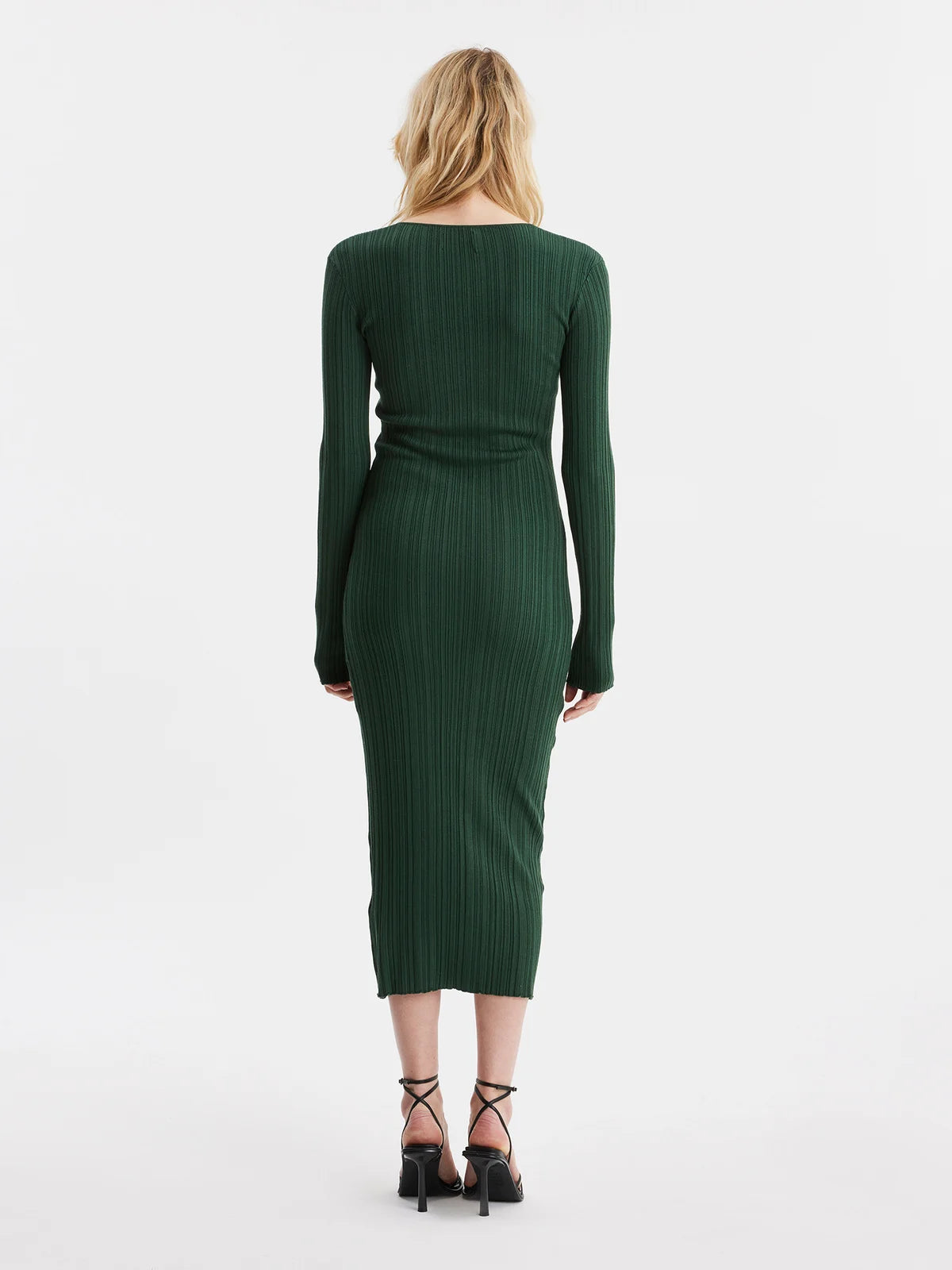 Tanya Knit Dress Dk. Green