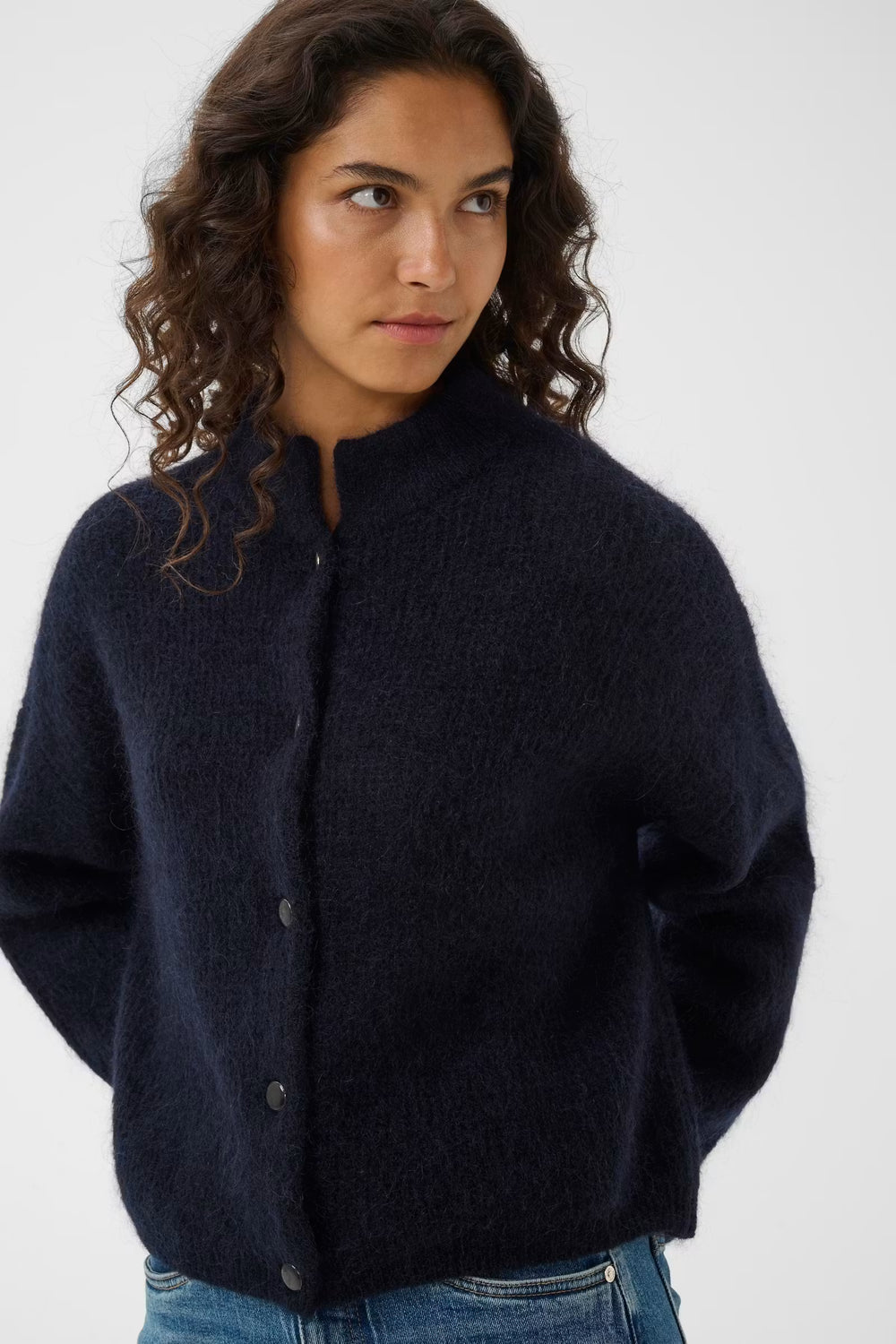 GZdebbie Cardigan NOOS Navy melange