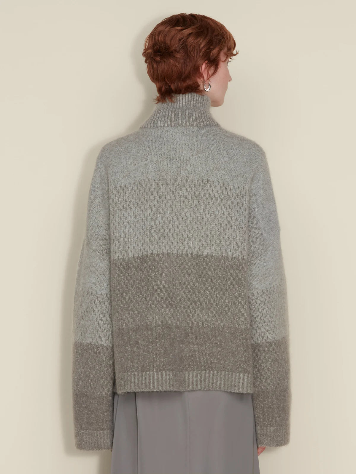 Holzweiler Tine Knit Cardigan Dk. Green Mix - hvittrad.no