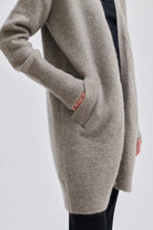 Second Female Brook Knit Cape Roasted Cashew - hvittrad.no