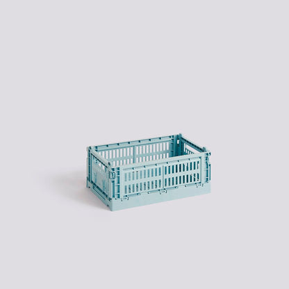Hay Colour Crate Small Dusty Blue - hvittrad.no
