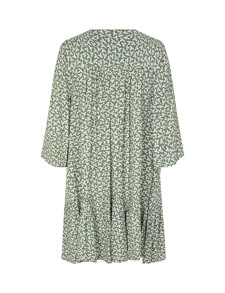 Malachi-M Dress Adita Print Green
