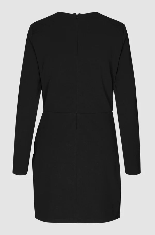 Second Female Kos Short Dress Black - hvittrad.no