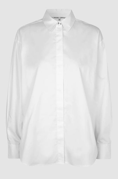 Second Female Occasion New Shirt White - hvittrad.no